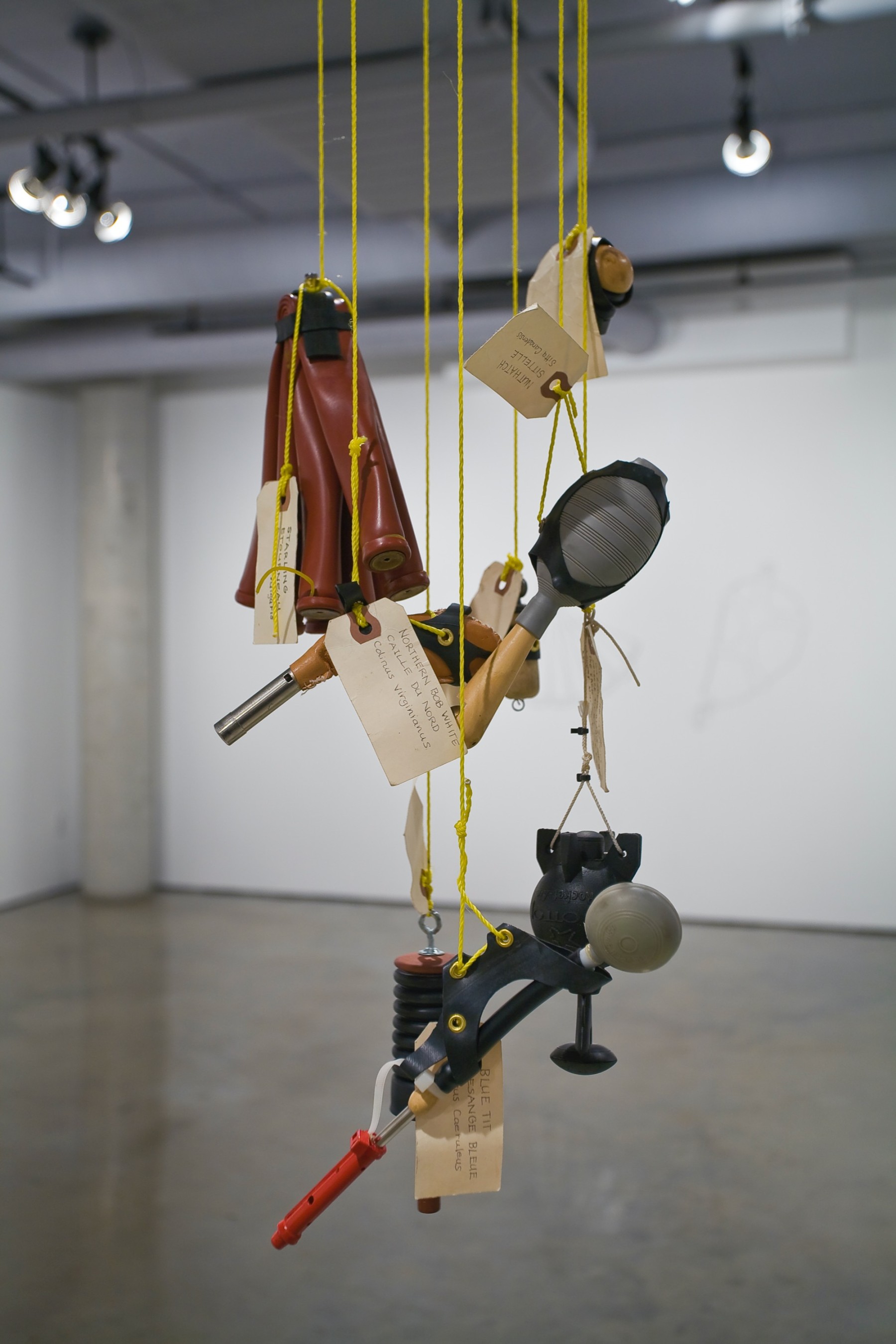 <span class='caption-artist'>Bill Burns</span>, <span class='caption-title'>Bird Radio and the Eames Chair Lounge</span>, <span class='caption-year'>2007</span>, <span class='caption-medium'>Installation detail</span>