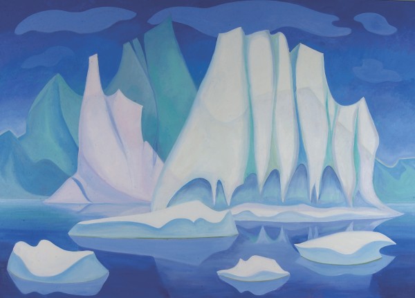 <span class='caption-artist'>Doris McCarthy</span>, <span class='caption-title'>Iceberg with Icicles</span>, <span class='caption-year'>2000</span>