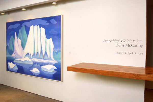 <span class='caption-artist'>Doris McCarthy</span>, <span class='caption-title'>Everything Which Is Yes</span>, <span class='caption-year'>2004</span>, <span class='caption-medium'>Installation view</span>