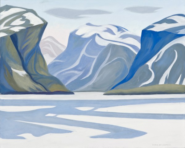 <span class='caption-artist'>Doris McCarthy</span>, <span class='caption-title'>Fjord at Pangnirtung Still Frozen In</span>, <span class='caption-year'>2004</span>