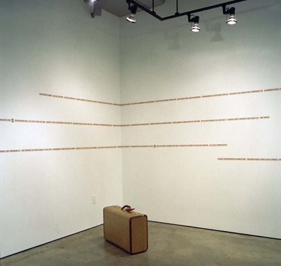 <span class='caption-artist'>Nina Levitt</span>, <span class='caption-title'>Morse Code Room</span>, <span class='caption-year'>2002-2004</span>, <span class='caption-medium'>Installation detail</span>