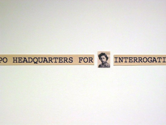 <span class='caption-artist'>Nina Levitt</span>, <span class='caption-title'>Morse Code Room</span>, <span class='caption-year'>2002-2004</span>, <span class='caption-medium'>Installation detail</span>