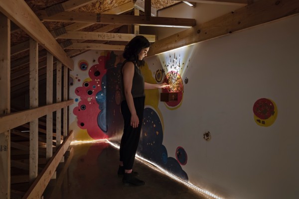 <span class='caption-artist'>Heather Hart</span>, <span class='caption-title'>Northern Oracle: We Will Tear the Roof Off the Mother</span>, <span class='caption-year'>2017</span>, <span class='caption-medium'>Interior view</span>