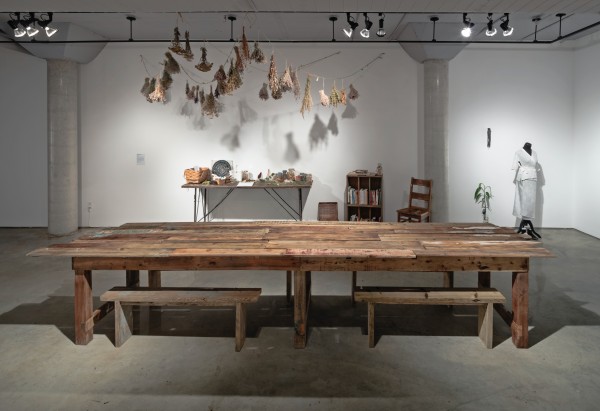 <span class='caption-artist'>Maggie Groat</span>, <span class='caption-title'>Fences Will Turn into Tables</span>, <span class='caption-year'>2010-2013</span>, <span class='caption-medium'>Installation view</span>