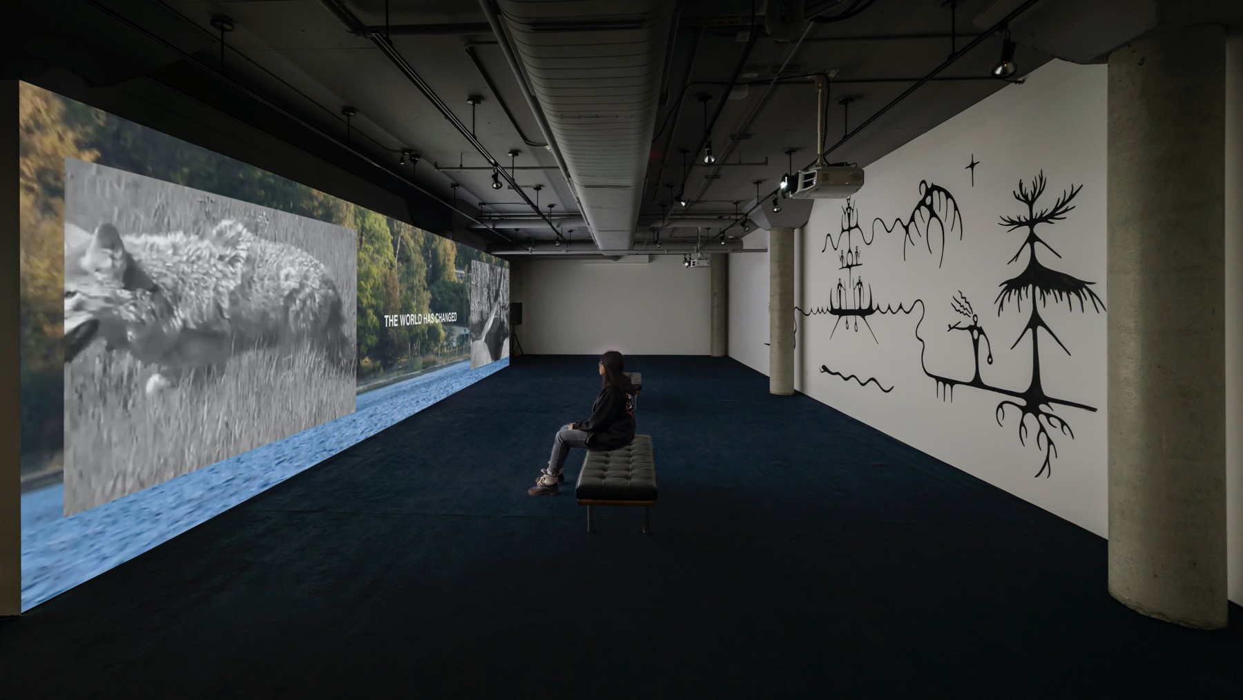 <span class='caption-artist'>Public Studio and Nyle Miigizi Johnston</span>, <span class='caption-title'>This Place, Neyaashiinigmiing</span>, <span class='caption-year'>2020</span>, <span class='caption-medium'>Installation view</span>