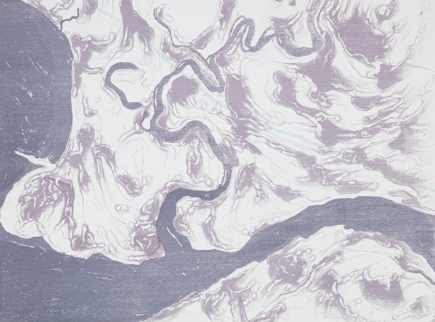 <span class='caption-artist'>Lisa Myers</span>, <span class='caption-title'>Blueprints: Garden River</span>, <span class='caption-year'>2015</span>, <span class='caption-medium'>Blueberry ink on archival paper</span>