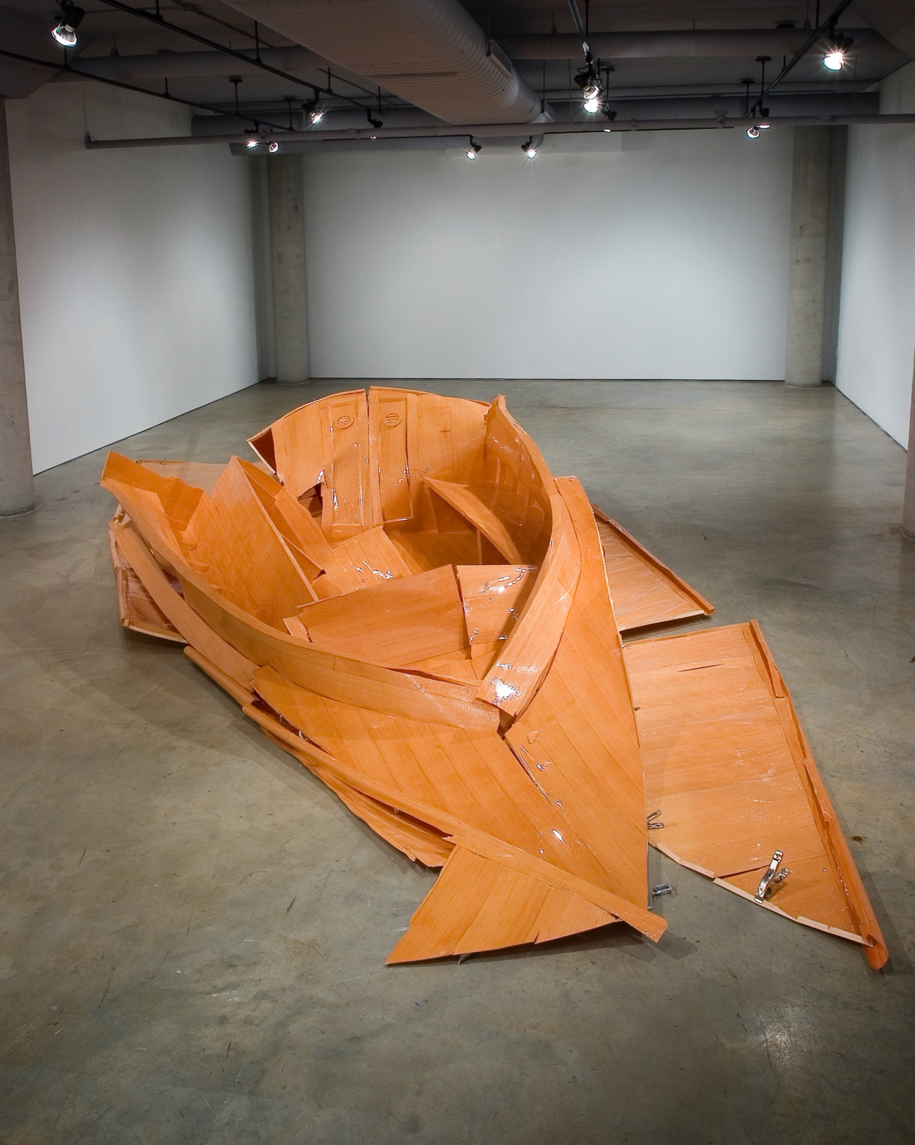 <span class='caption-artist'>Rhonda Weppler and Trevor Mahovsky</span>, <span class='caption-title'>Thirty Foot Canoe Yawl (Collapsible)</span>, <span class='caption-year'>2006</span>