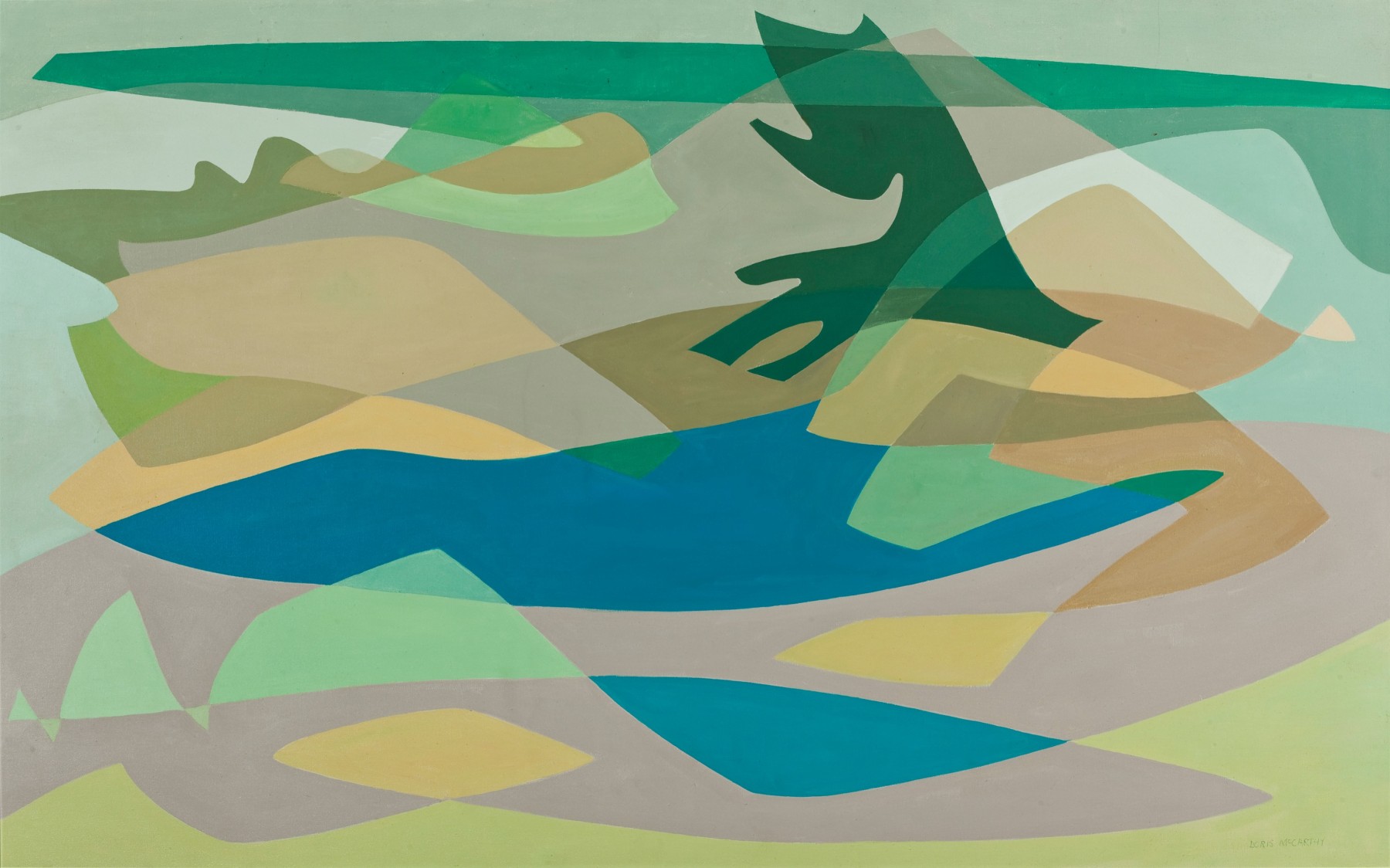<span class='caption-artist'>Doris McCarthy</span>, <span class='caption-title'>Georgian Bay Abstract</span>, <span class='caption-year'>1969</span>
