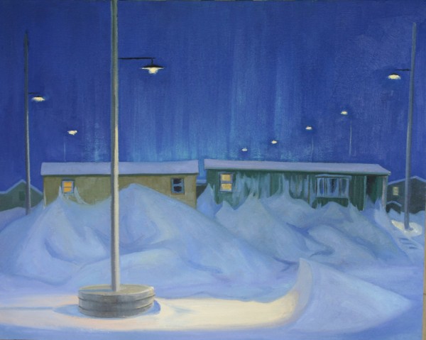 <span class='caption-artist'>Doris McCarthy</span>, <span class='caption-title'>Winter Night Igloolik</span>, <span class='caption-year'>1994</span>