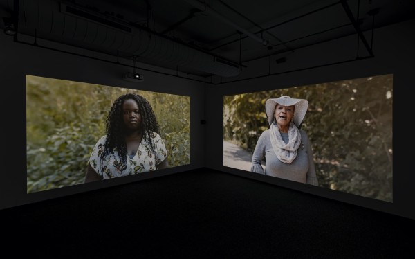 <span class='caption-artist'>Kelly Fyffe-Marshall</span>, <span class='caption-title'>POWER</span>, <span class='caption-year'>2020</span>, <span class='caption-medium'>Installation view</span>