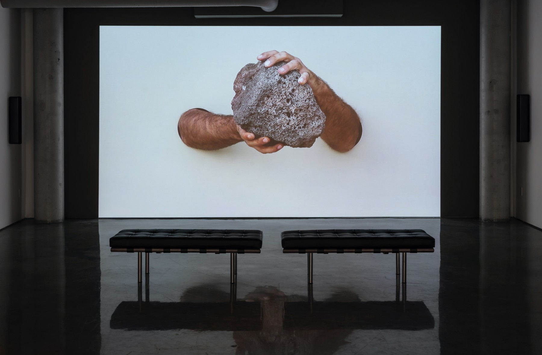 <span class='caption-artist'>Shadi Harouni</span>, <span class='caption-title'>I Dream the Mountain is Still Whole</span>, <span class='caption-year'>2017</span>, <span class='caption-medium'>Installation view</span>