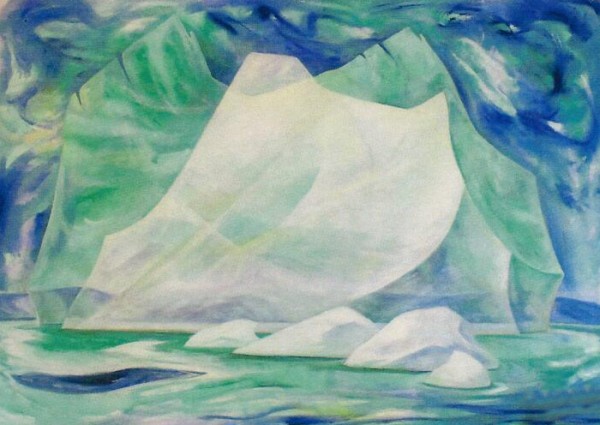 Doris McCarthy, Iceberg Fantasy #43, 1991. Oil on canvas, 160 x 220 cm. Collection of the Doris McCarthy Gallery, University of Toronto Scarborough, 1995.